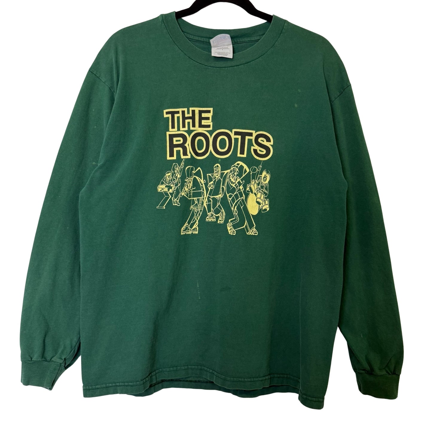 90s The Roots Illadelph Halflife Band Long Sleeve Shirt Sz L (B2486)