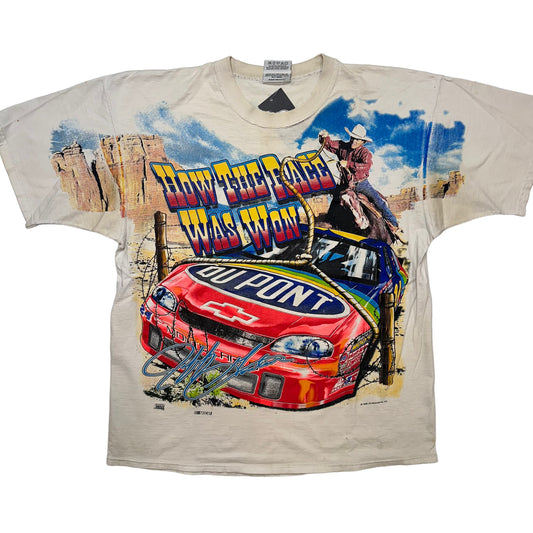 1996 Jeff Gordon NASCAR AOP T-Shirt Sz XL (A1665)