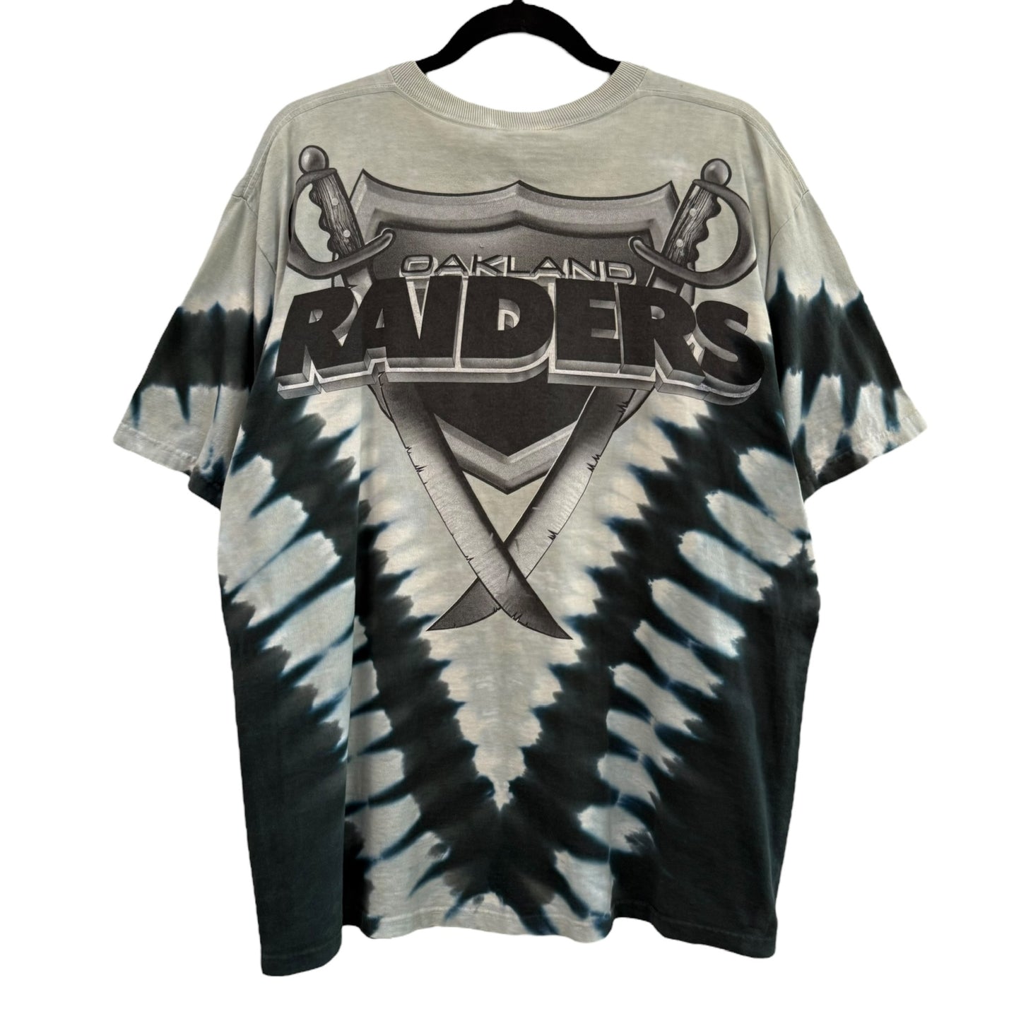 90s Oakland Raiders NFL T-Shirt Sz L (B1253)