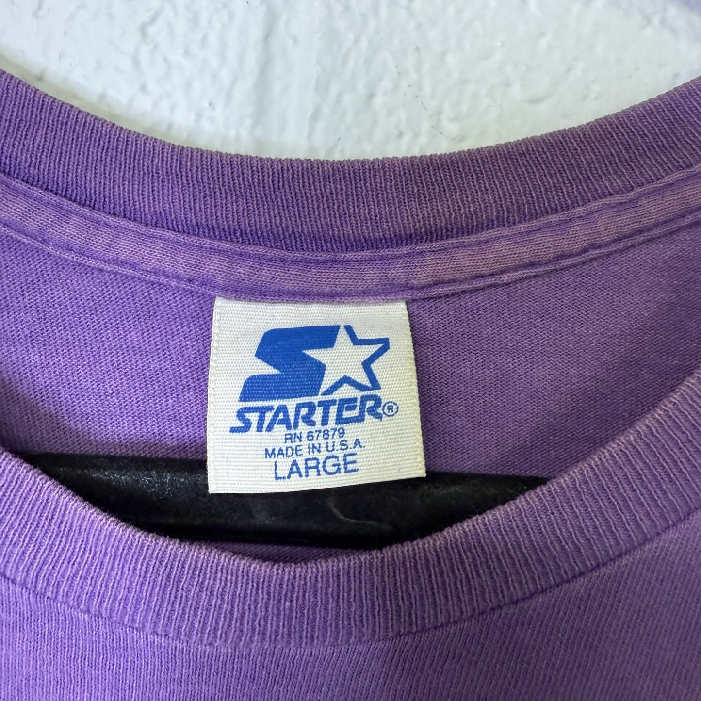 90's Minnesota Vikings NFL Starter T-shirt Sz L (B688)