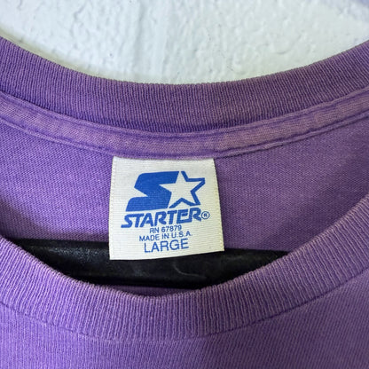 90's Minnesota Vikings NFL Starter T-shirt Sz L (B688)