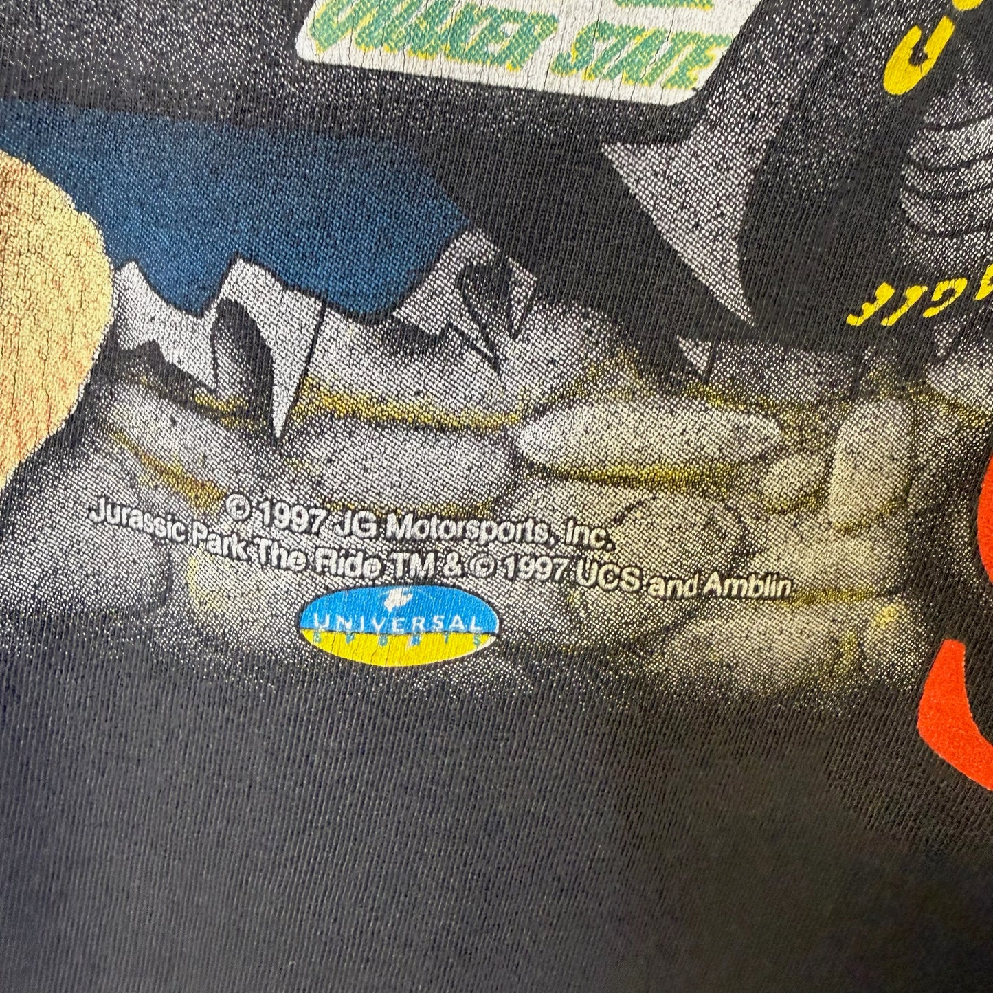 1997 Jurassic Park Jeff Gordon NASCAR AOP Sz XL (B2839)