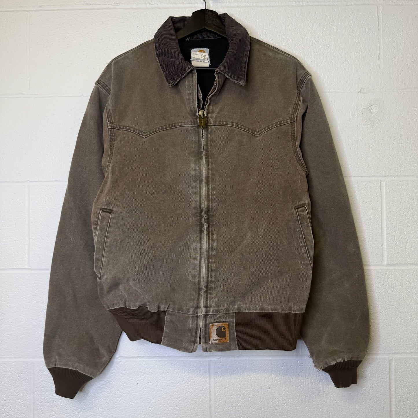 Carhartt Santa Fe J14 CHT Jacket Sz M (B1783) Chocolate Brown