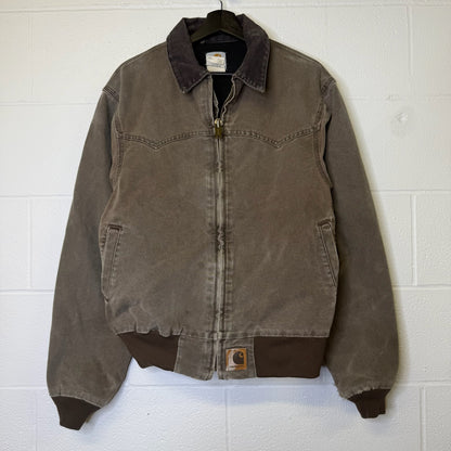 Carhartt Santa Fe J14 CHT Jacket Sz M (B1783) Chocolate Brown