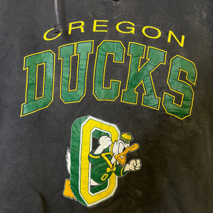 90s Oregon Ducks NCAA Starter Hoodie Sz L (B2464)