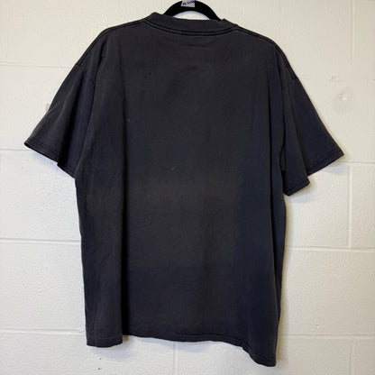 90's Chicago Bulls Lightning Ball NBA T-Shirt Sz L (B2204)