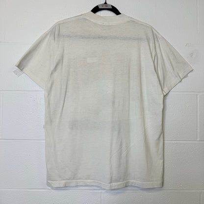 90's Miami Hurricanes NCAA T-shirt Sz L (B573)