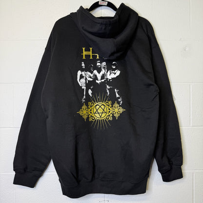 2006 HIM Heartagram Hoodie Sz L (B2038)