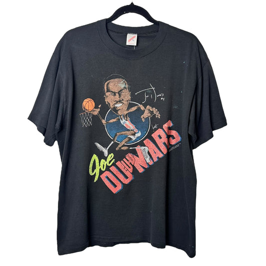 80's Joe Dumars NBA Detroit Pistons T-shirt Sz XL (A3079)