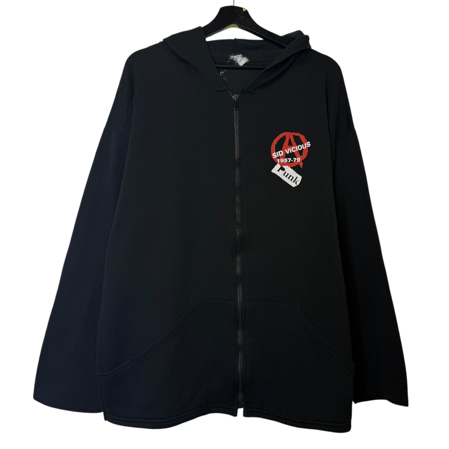 90's Sid Vicious Punk Hoodie Sz XL