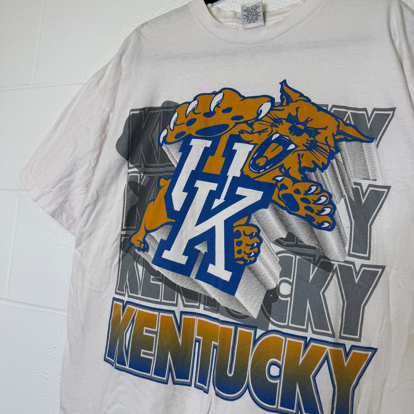 90's Kentucky Wildcats NCAA T-Shirt Sz XL (B2910)