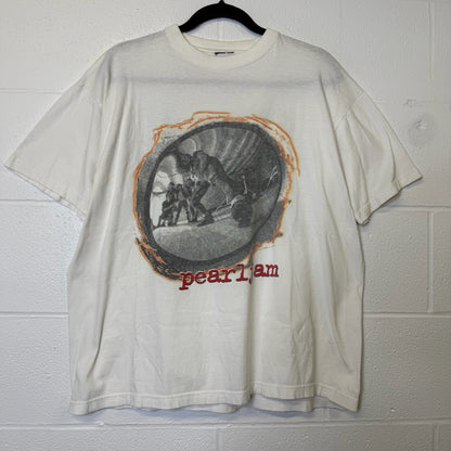90's Pearl Jam Rearview Mirror Tour T-shirt Sz L (B1005)
