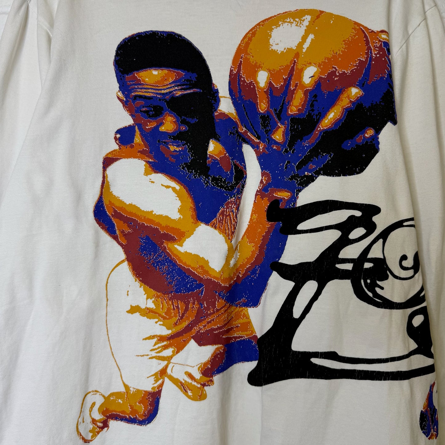 90's Alonzo Mourning Nike T-Shirt Sz L (B1687)