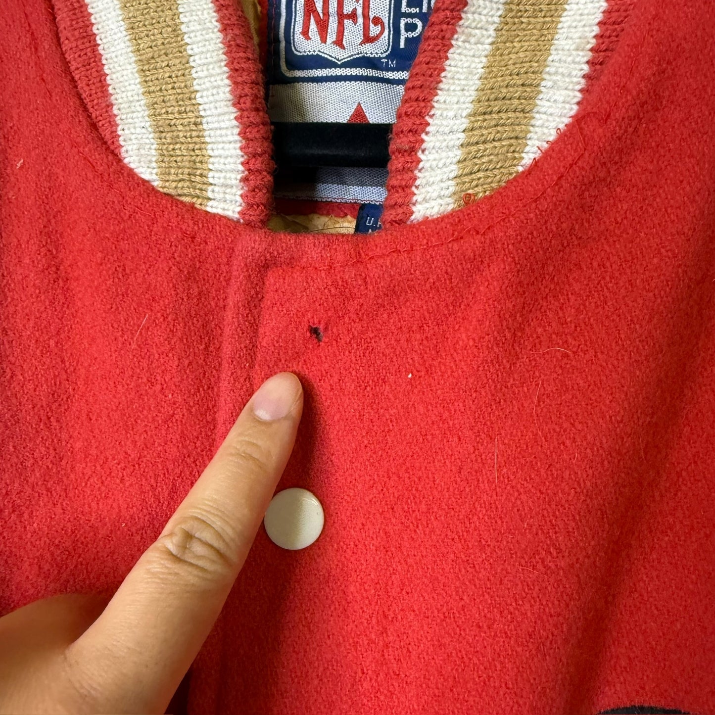 90s San Francisco 49ers NFL Letterman Jacket