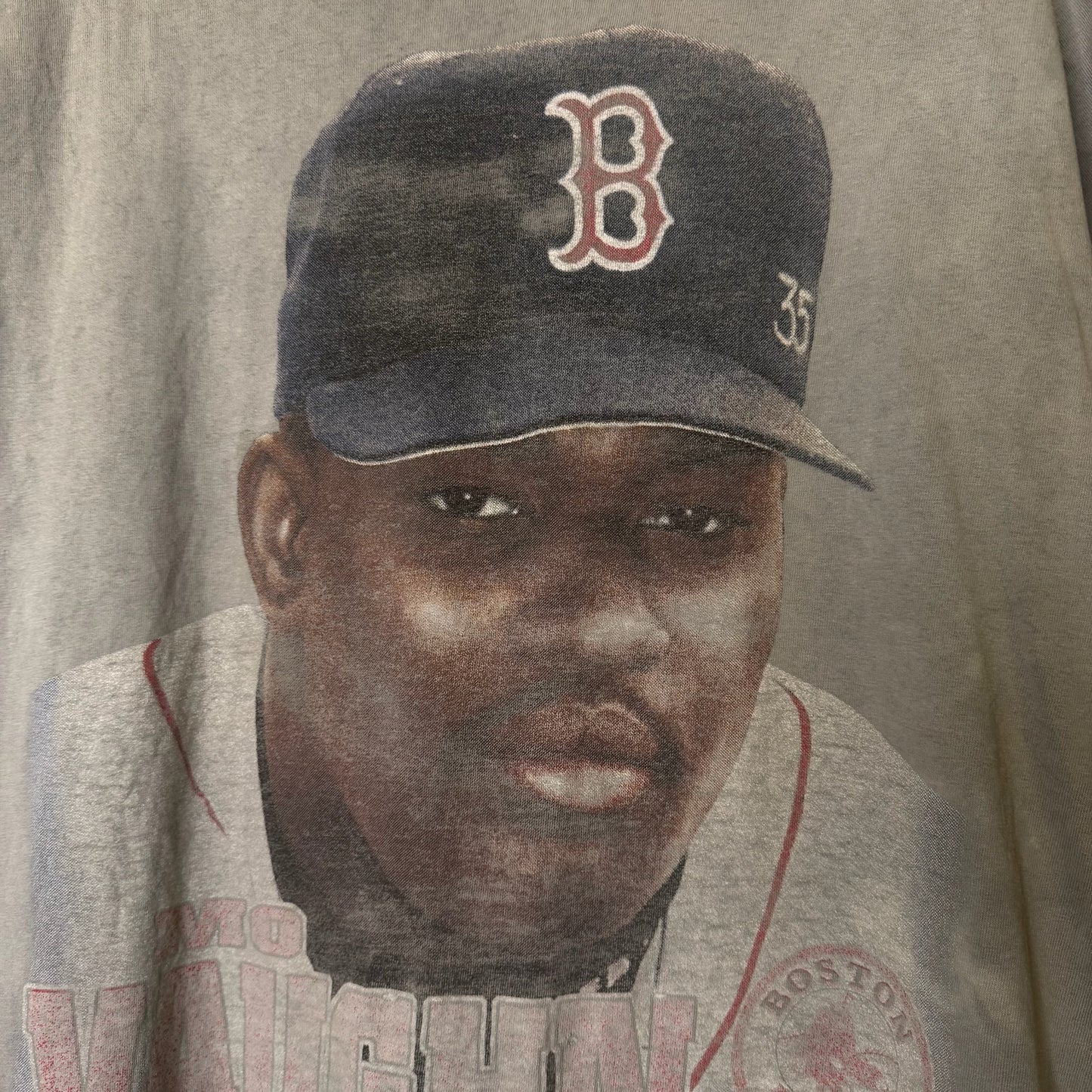 1995 Boston Red Sox Maurice Vaughn MLB T-shirt Sz XL (B660)