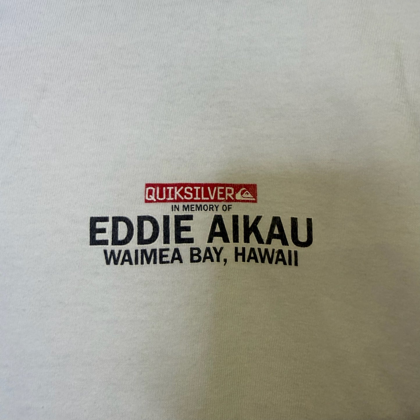 90s Quiksilver Eddie Aikau "The Eddie" Surf T-shirt Sz S (B2920)