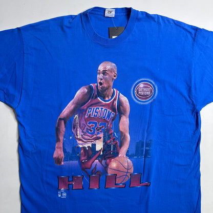 90s Grant Hill Detroit Pistons T-shirt Sz 2XL (A2857)