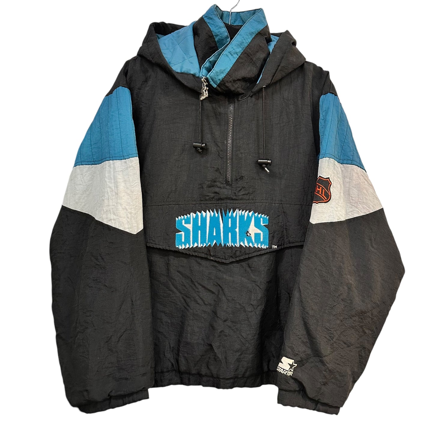 90's San Jose Sharks NHL Starter Jacket Sz M