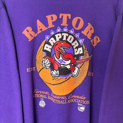 90's Toronto Raptors NBA Crewneck Sz XL (A4394)