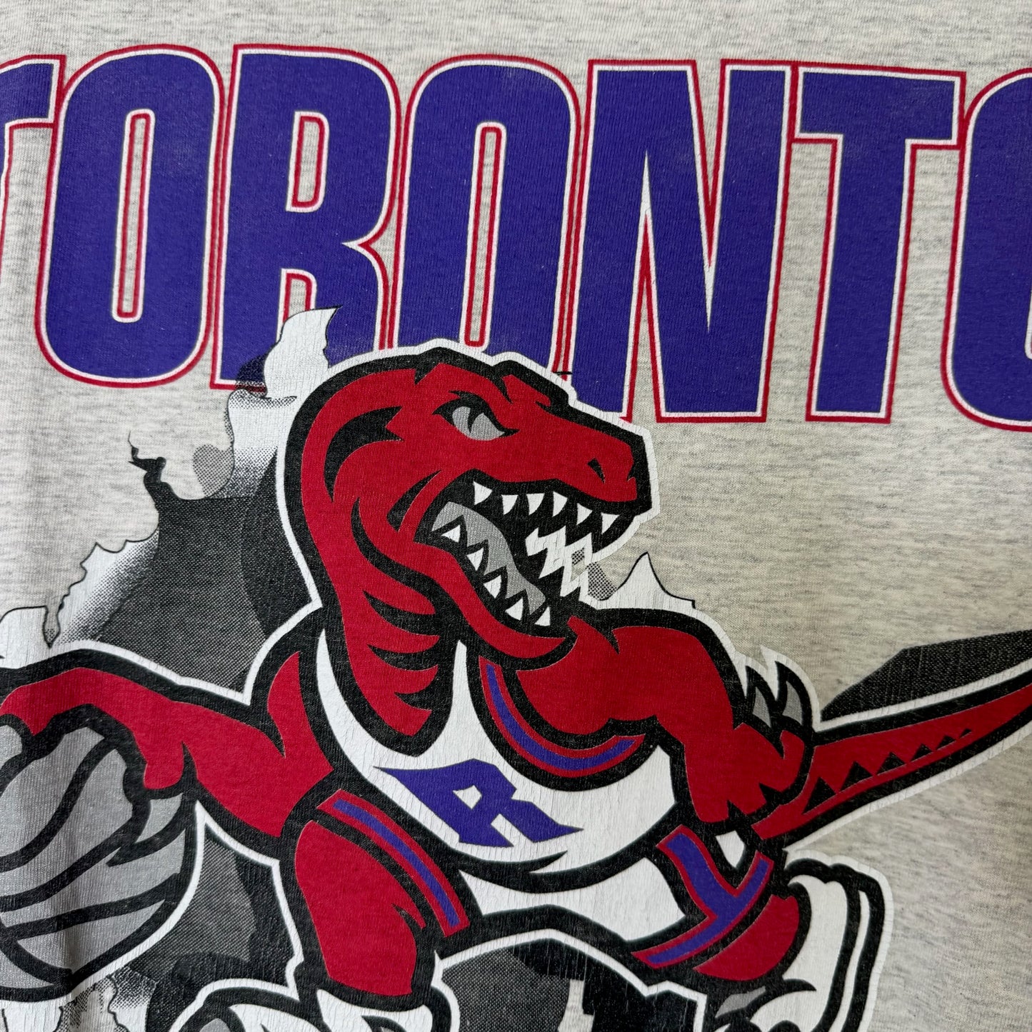 90's Toronto Raptors Nutmeg Breakthrough T-Shirt Sz XL (B2069)