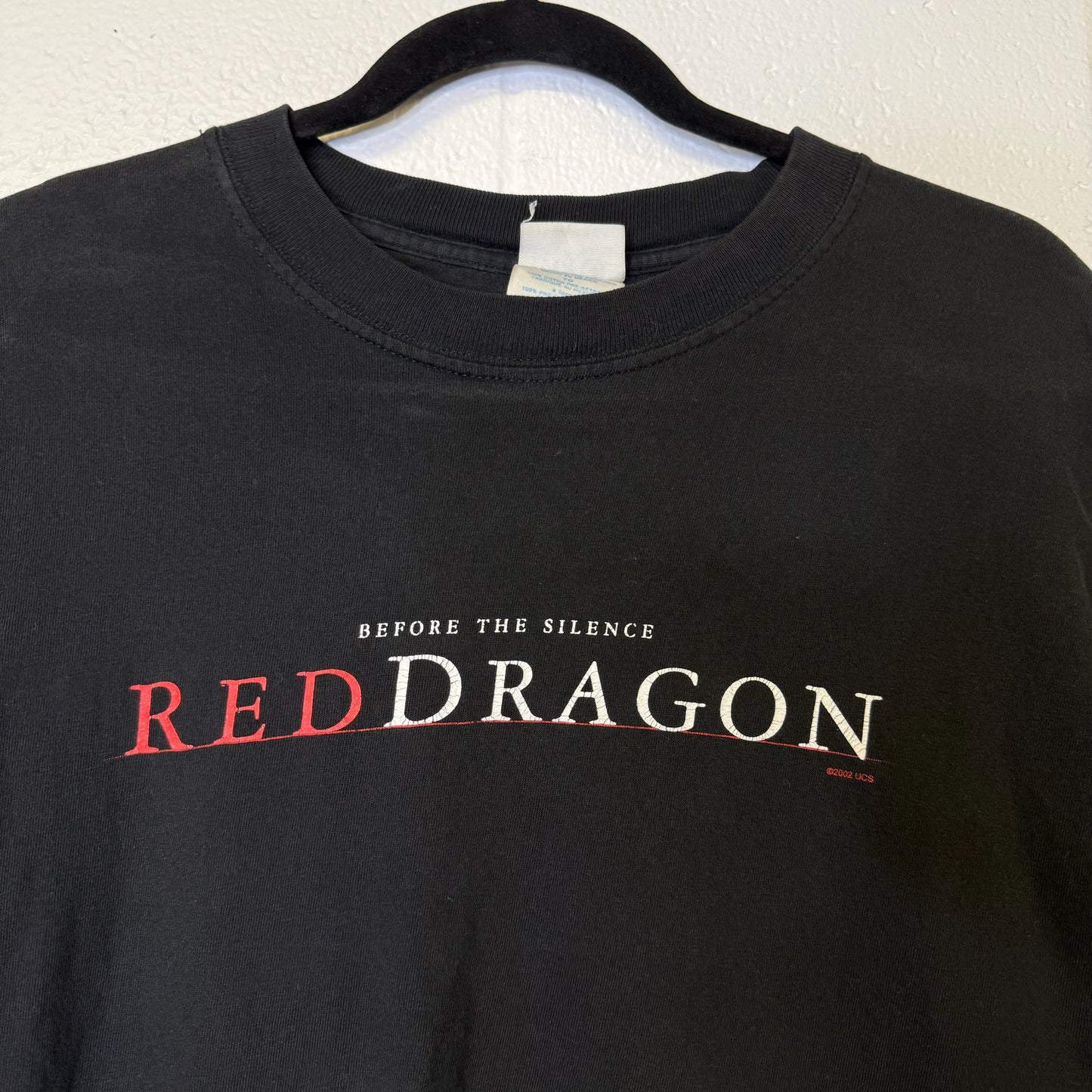 2002 Red Dragon Movie Promo T-shirt Sz XL (B1770) RARE Back Print