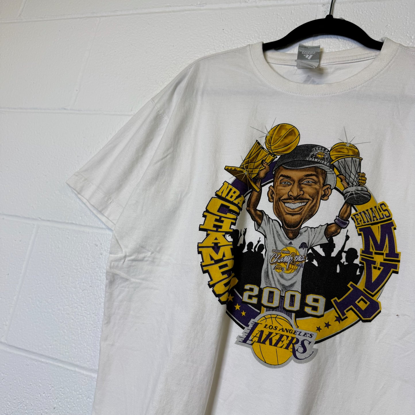 2009 Kobe Bryant LA Lakers NBA T-Shirt Sz L (B2180)