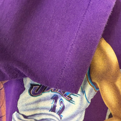 90's John Stockton NBA Utah Jazz T-shirt Sz 2XL (A2470)