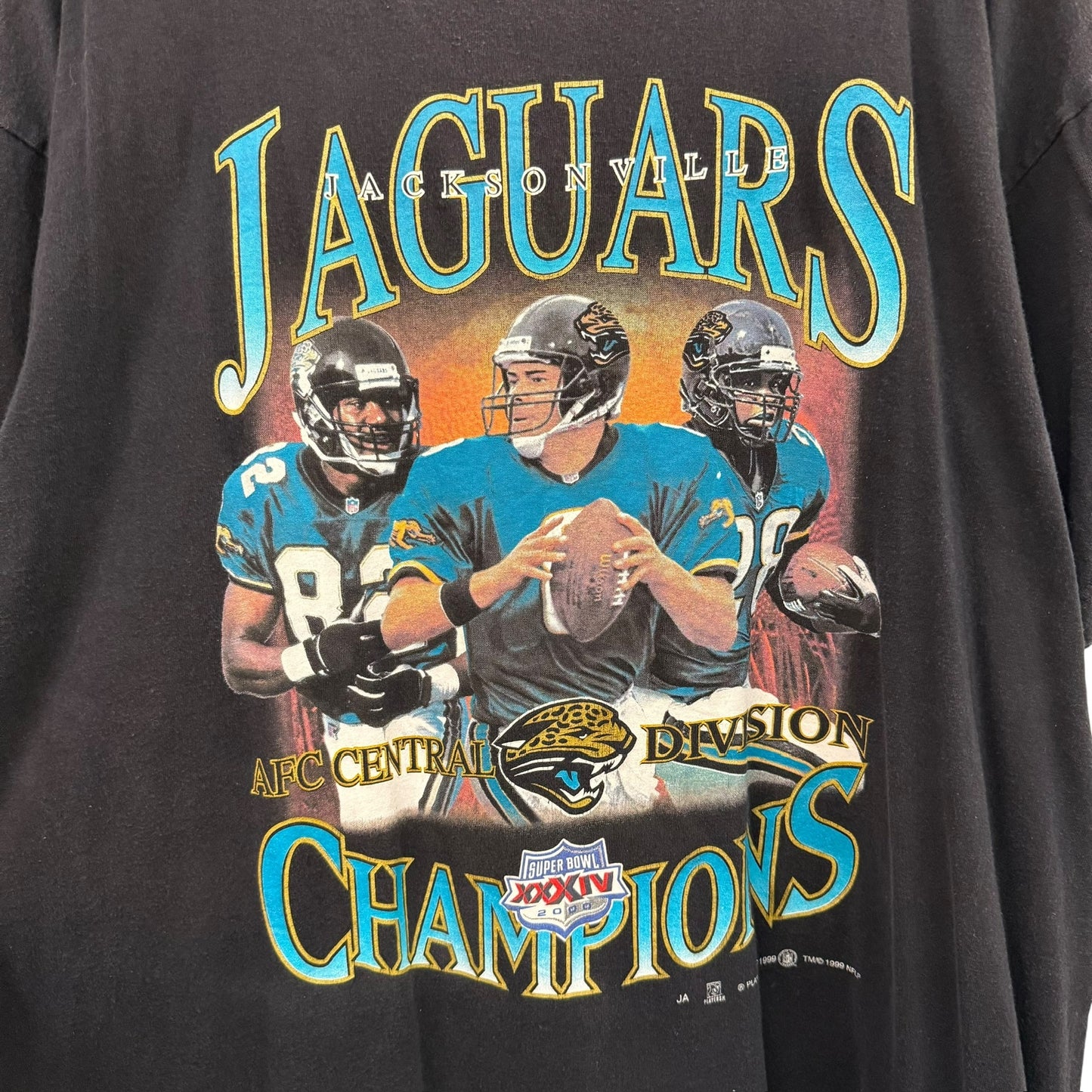 1999 Jacksonville Jaguars NFL T-Shirt Sz XL (B1095)