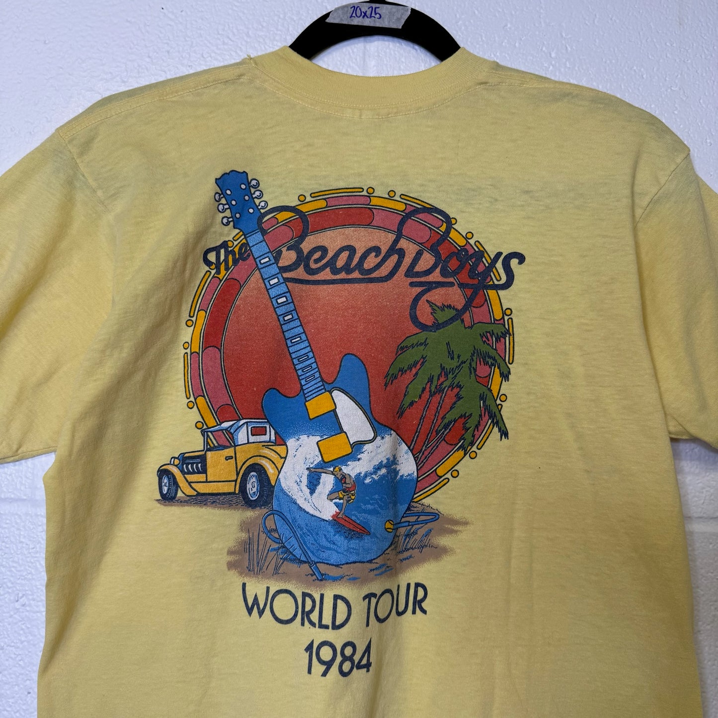 1984 Beach Boys Tour T-Shirt Sz L (B430)