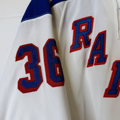 90s New York Rangers Hockey NHL Jersey Reebok Dale Byers Game Worn (B1980)