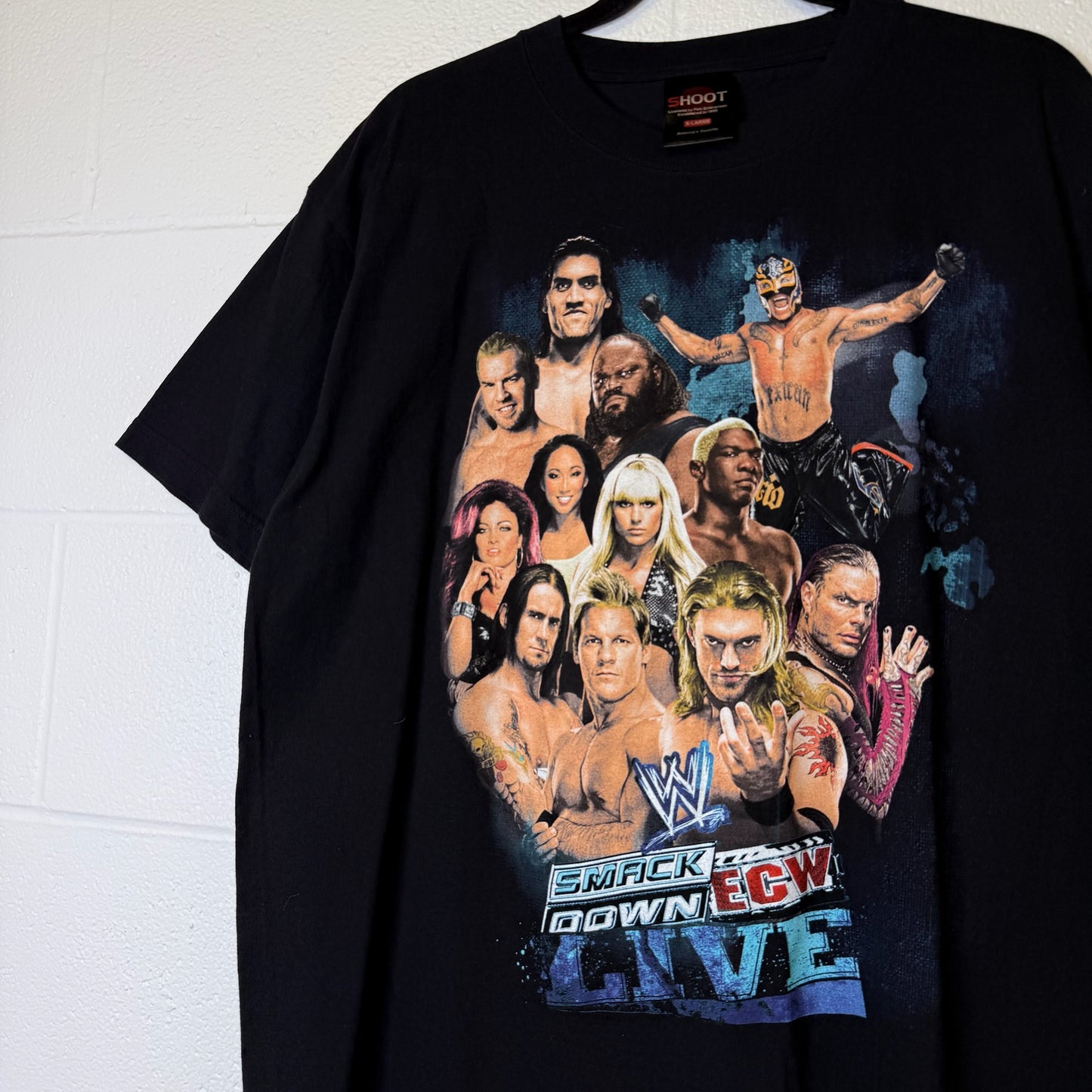 2000s Smackdown Live ECW Wrestling T-Shirt Sz XL (B2630)