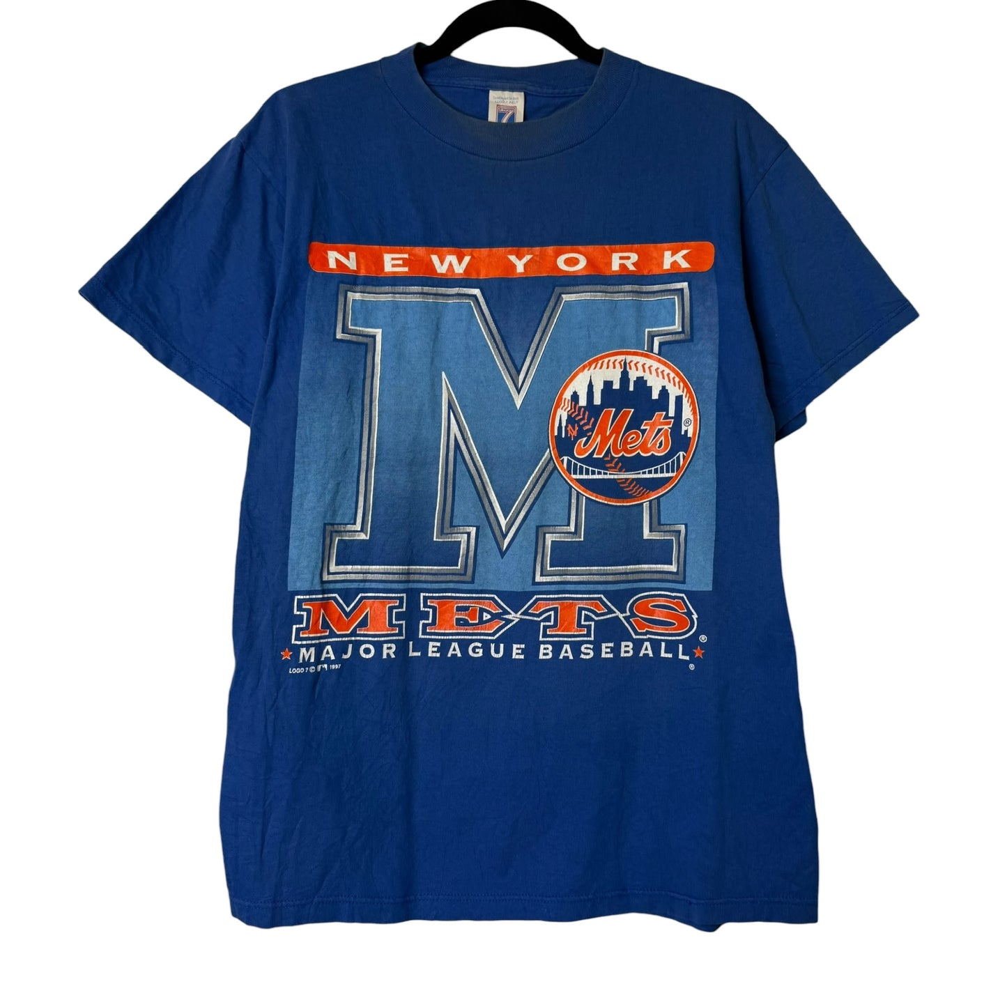 1997 New York Mets MLB T-shirt Sz M (B1665)