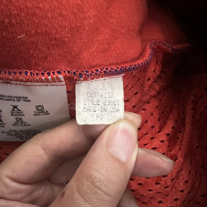 Vintage Patagonia Deep Pile Fleece Jacket Blue Red Lining Sz M (Made In USA)