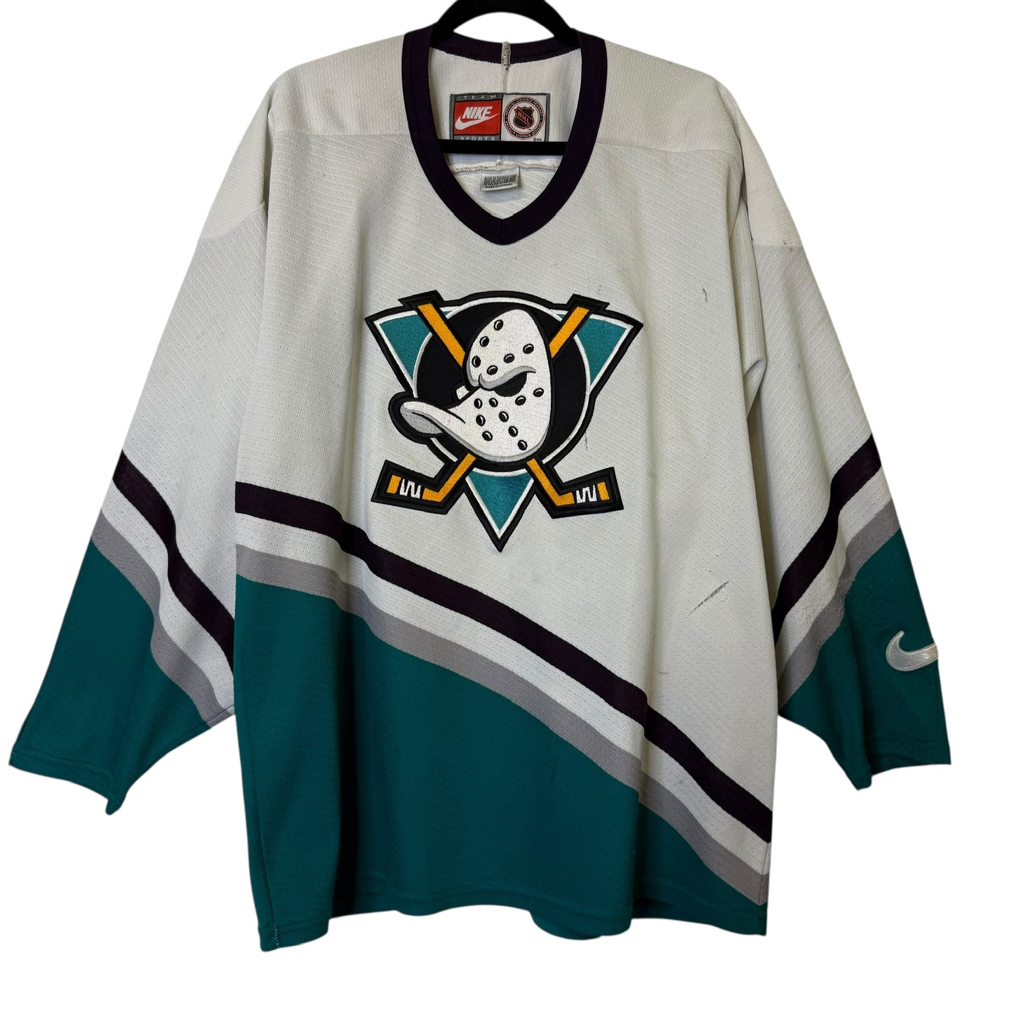 90s Mighty Ducks Nike NHL Jersey Sz M