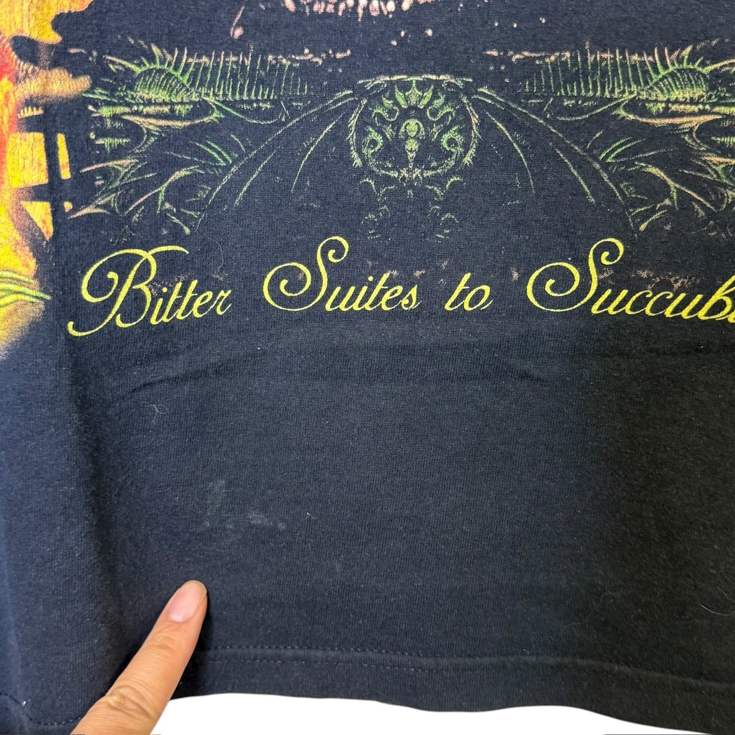 2001 Cradle of Filth Nightmare Coming T-Shirt Sz L