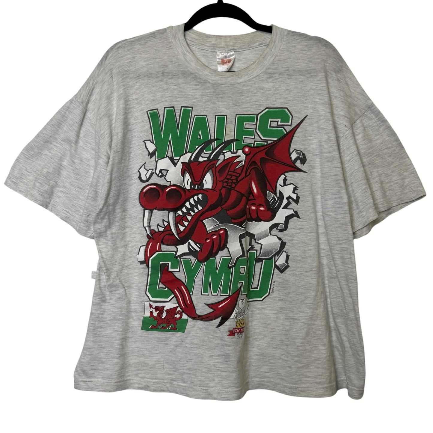 90's Wales Dragons Rugby T-shirt Sz XL (B1540)