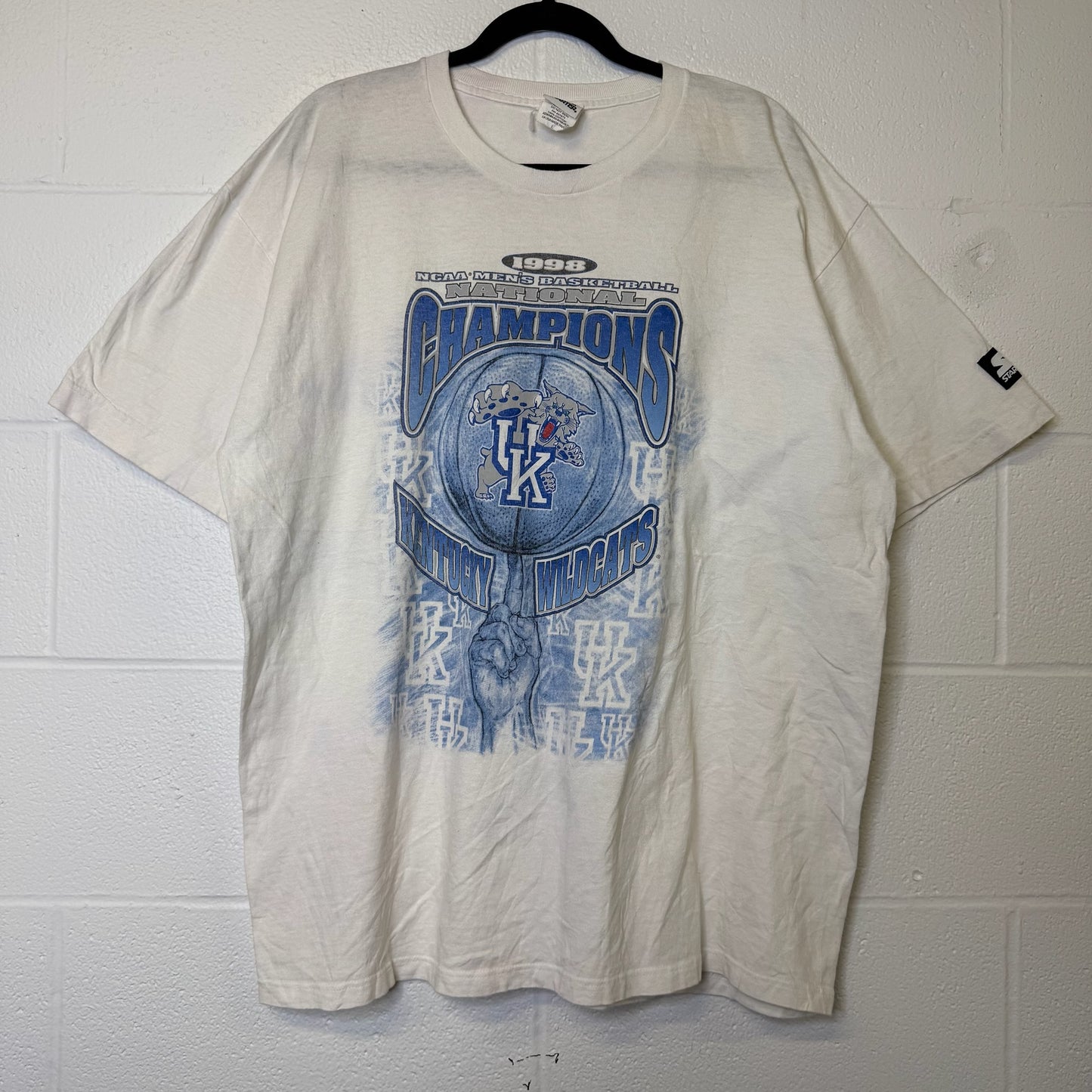 1998 Kentucky Wildcats Starter NCAA T-Shirt Sz L (B2150)