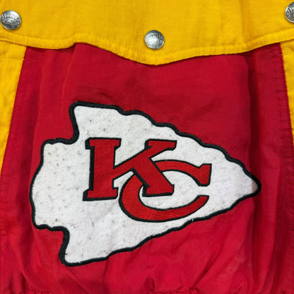 90s Kansas City Chiefs NFL Jacket Nutmeg Sz M