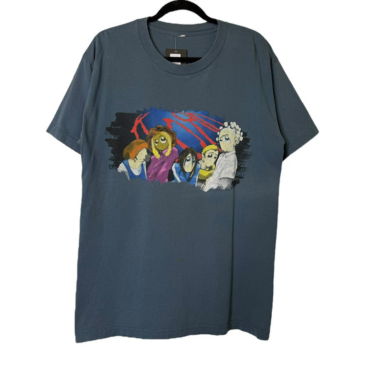 1999 Korn Cartoon T-shirt Sz XL (B1339)