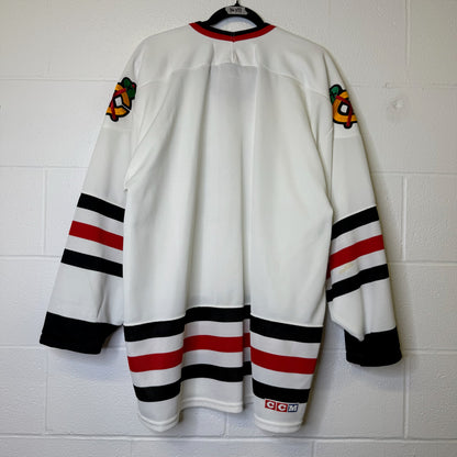 90s Chicago Blackhawks CCM Hockey NHL Jersey Sz XL (B1798)