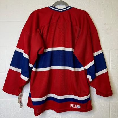 90's Montreal Canadiens Hockey NHL Jersey CCM Sz M (B1970)
