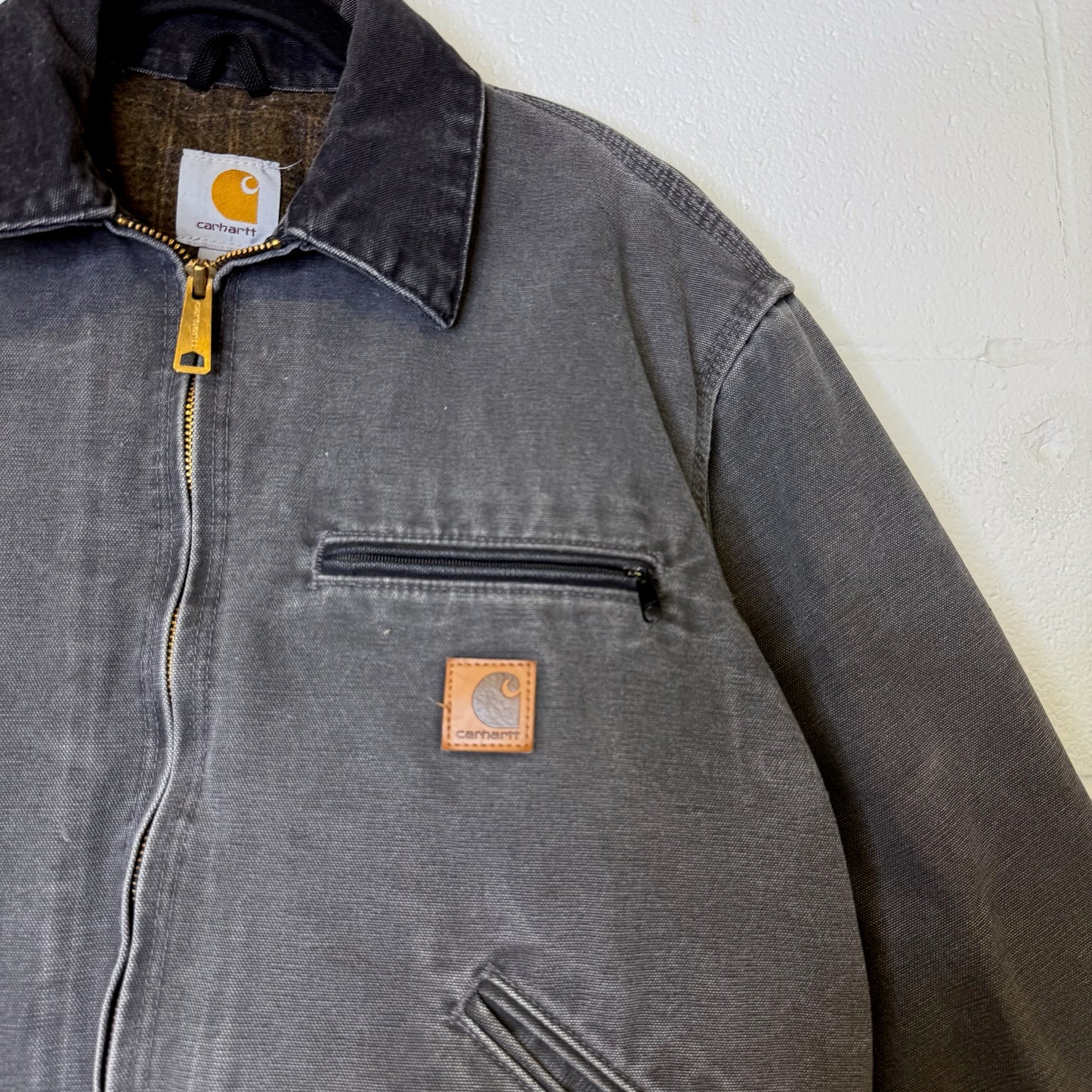 Carhartt Grey Detroit Jacket Sz M (B1956)