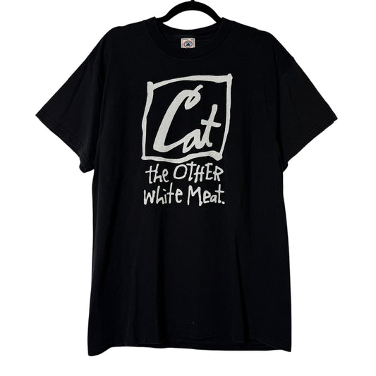 90's Alf Cat The Other White Meat T-Shirt Sz L (B690)