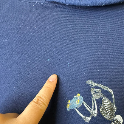 90s Bones Powell Peralta Skateboarding Hoodie Sz XL (B2376)