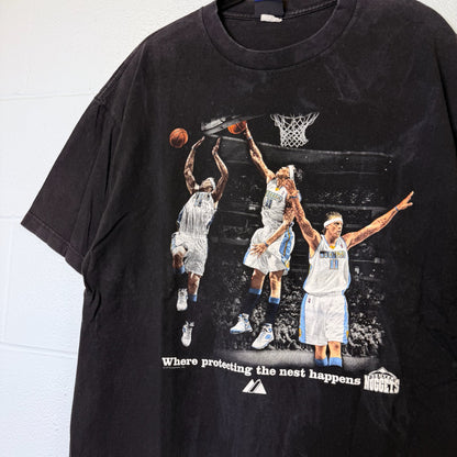 90s Denver Nuggets Chris Andersen Majestics T-Shirt (B2537)