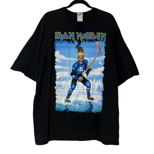2008 Iron Maiden Hockey Tour T-Shirt Sz 2XL