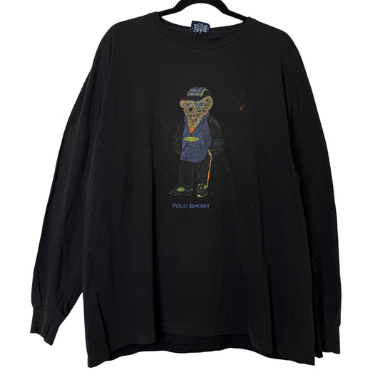 90's Polo Bear Ralph Lauren Long Sleeve Sz L