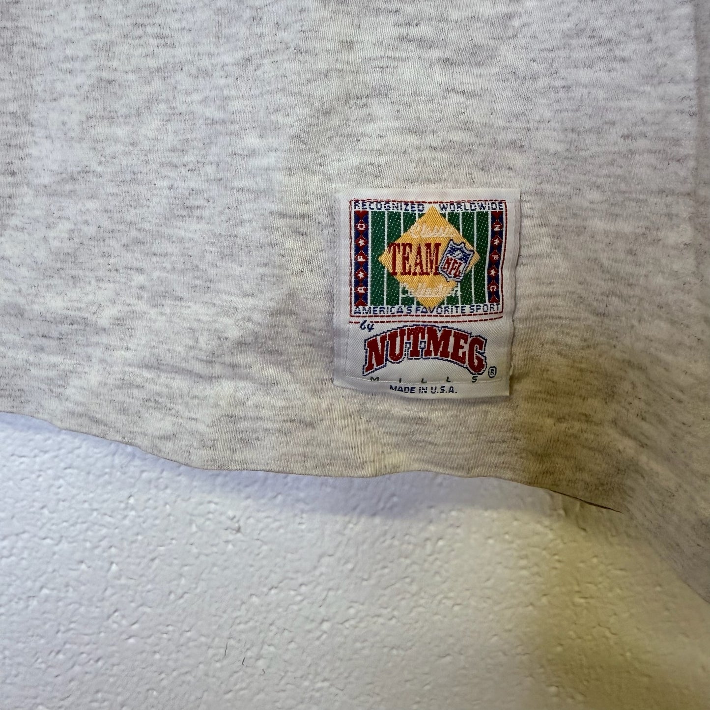 90's Los Angeles Raiders Nutmeg Breakthrough T-shirt Sz L (B2522)