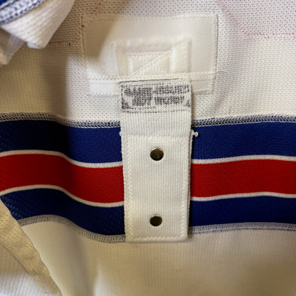 90s New York Rangers Hockey NHL Jersey Reebok Dale Byers Game Worn (B1980)