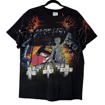 90's Metallica 5 Albums AOP Band T-shirt Sz XL